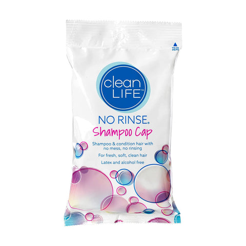 Clean Life Shampoo Cap No Rinse Unscented - Each