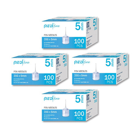 MedtFine Diabetes Pen Needles (31G 5mm) - 400 pieces