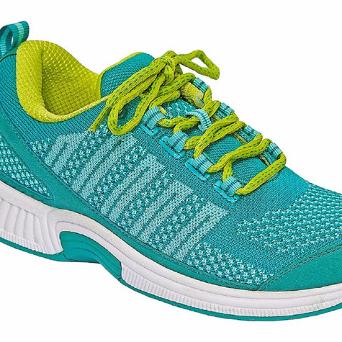 Orthofeet Athletic Womens Coral Shoes #OF-986-Turquoise