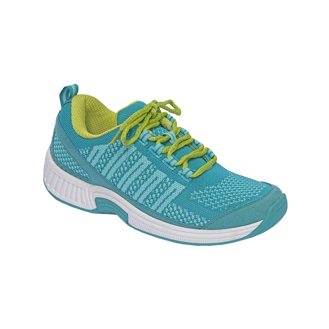 Orthofeet Athletic Womens Coral Shoes #OF-986-Turquoise