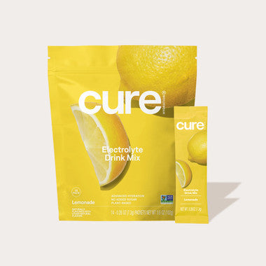 Cure Lemon Hydrating Electrolyte Drink Mix 14 ct