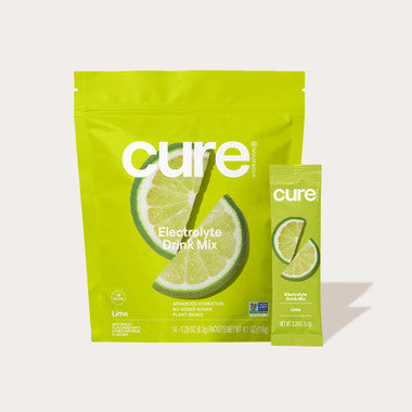 Cure Lime Hydrating Electrolyte Drink Mix 14 ct