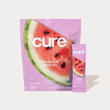 Cure Watermelon Hydrating Electrolyte Drink Mix 14 ct