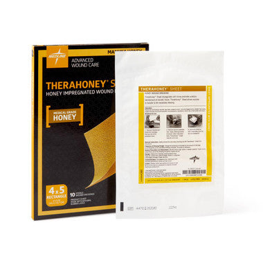 Medline TheraHoney Honey Sheet Dressing – 4" x 5",  MNK0077