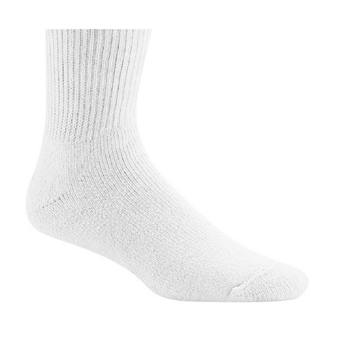 Curative Diagnostics Diabetic Socks Size 10-13 Crew  3 Pair Pack - White