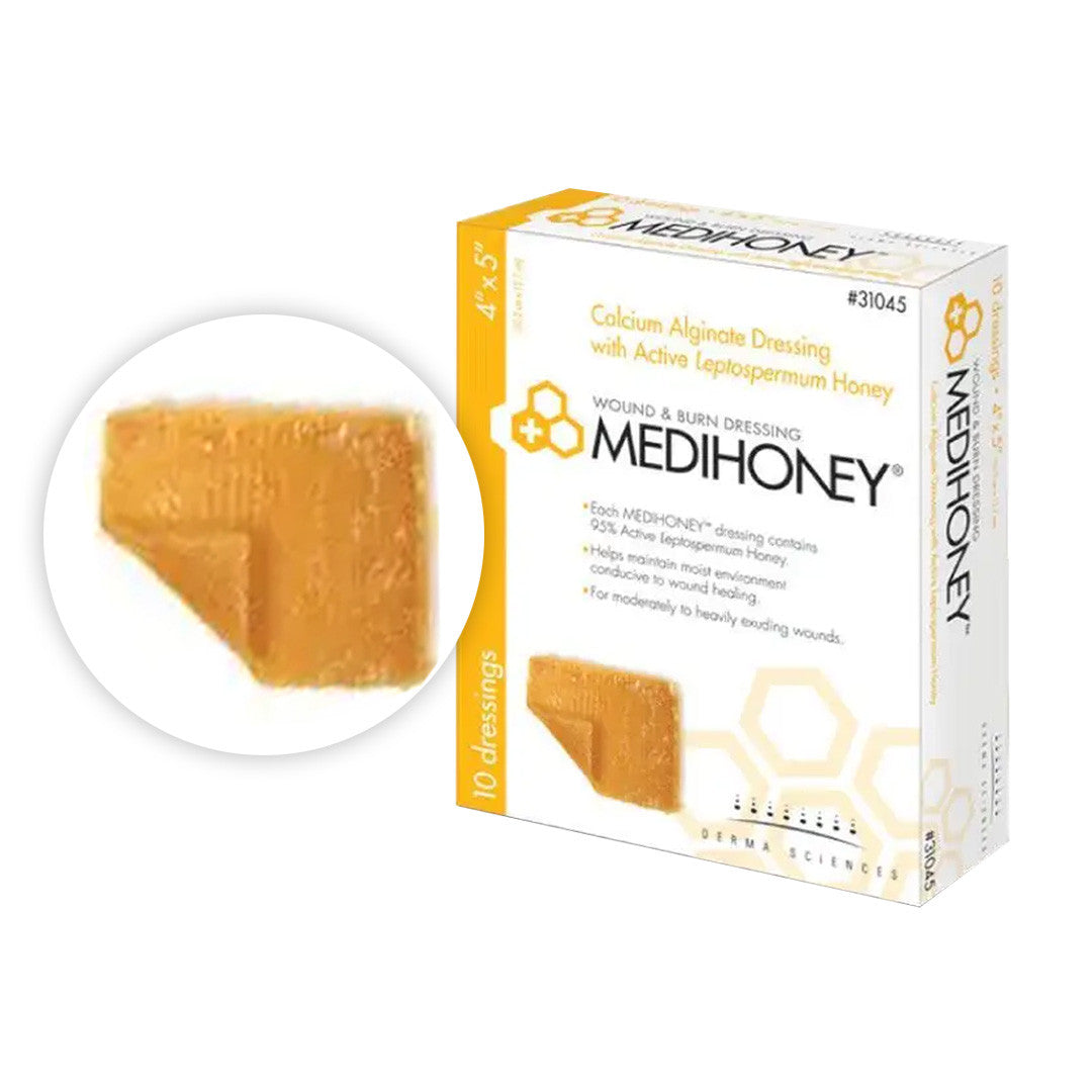 Medihoney Calcium Alginate Dressing 3/4" X 12" Rope Box - 5 Pack