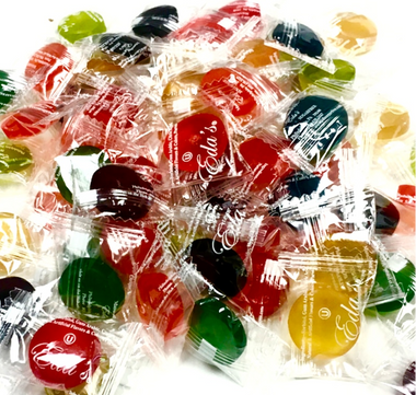 Sugar-free sour candy sweetened with natural sorbitol