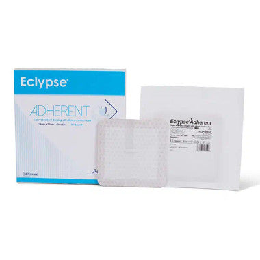MEDI USA Eclypse Adherent Super Absorbent Dressing, 6" x 6" CR3863
