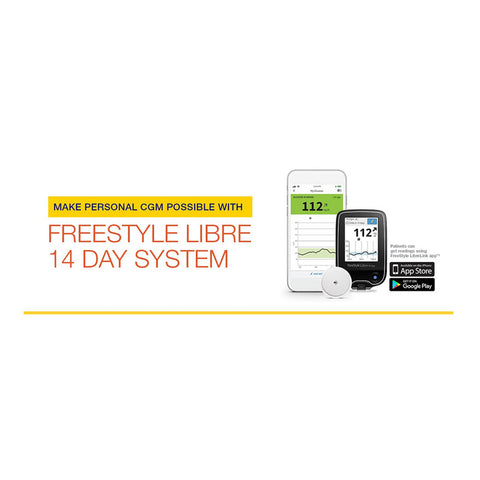 FreeStyle Libre 2 Reader with 28 Day Sensor Starter Kit - CGM