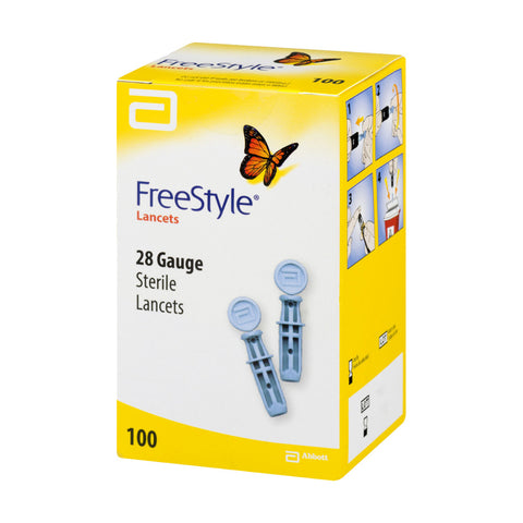 Freestyle Lancing Device ( BLUE ) With Freestyle Lancets For Glucose Care