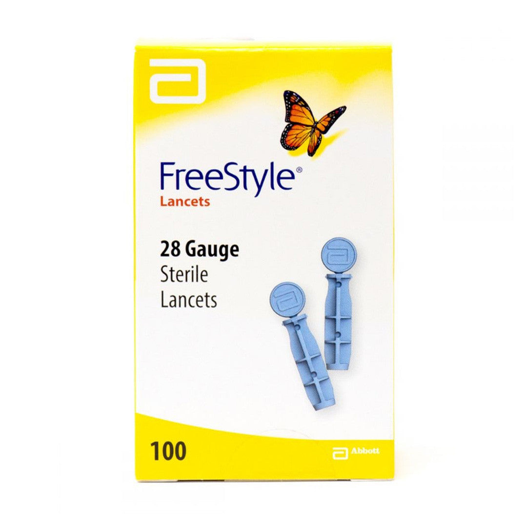 Abbott FreeStyle Sterile Lancets 100 Ct For Glucose Care