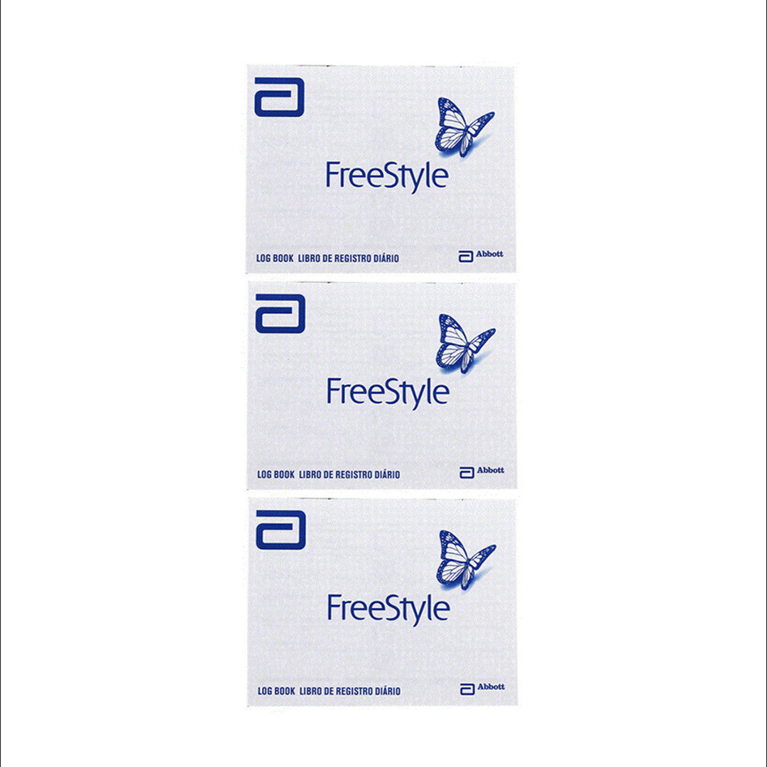 Abbott FreeStyle Log Book For Glucose Care - 3 Pack