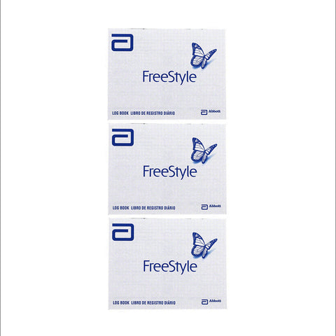 Abbott FreeStyle Log Book For Glucose Care - 3 Pack