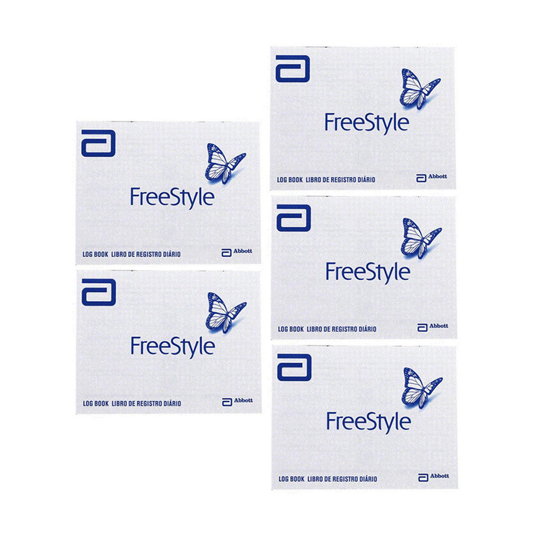 Abbott FreeStyle Self Testing Log Book - 5 Pack