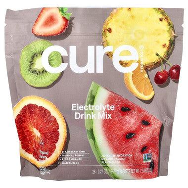 Cure Tropical Variety Pack Hydrating Electrolyte Mix 28 ct