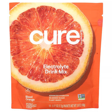 Cure Blood Orange Hydrating Electrolyte Mix 14 ct