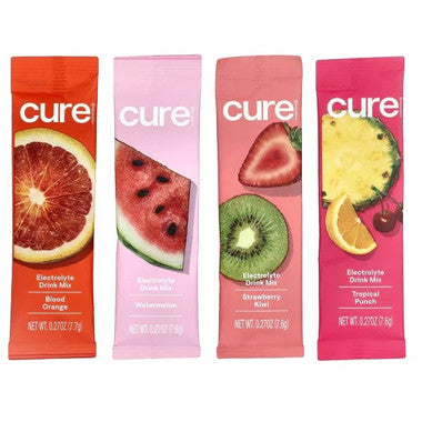 Cure Tropical Variety Pack Hydrating Electrolyte Mix 28 ct
