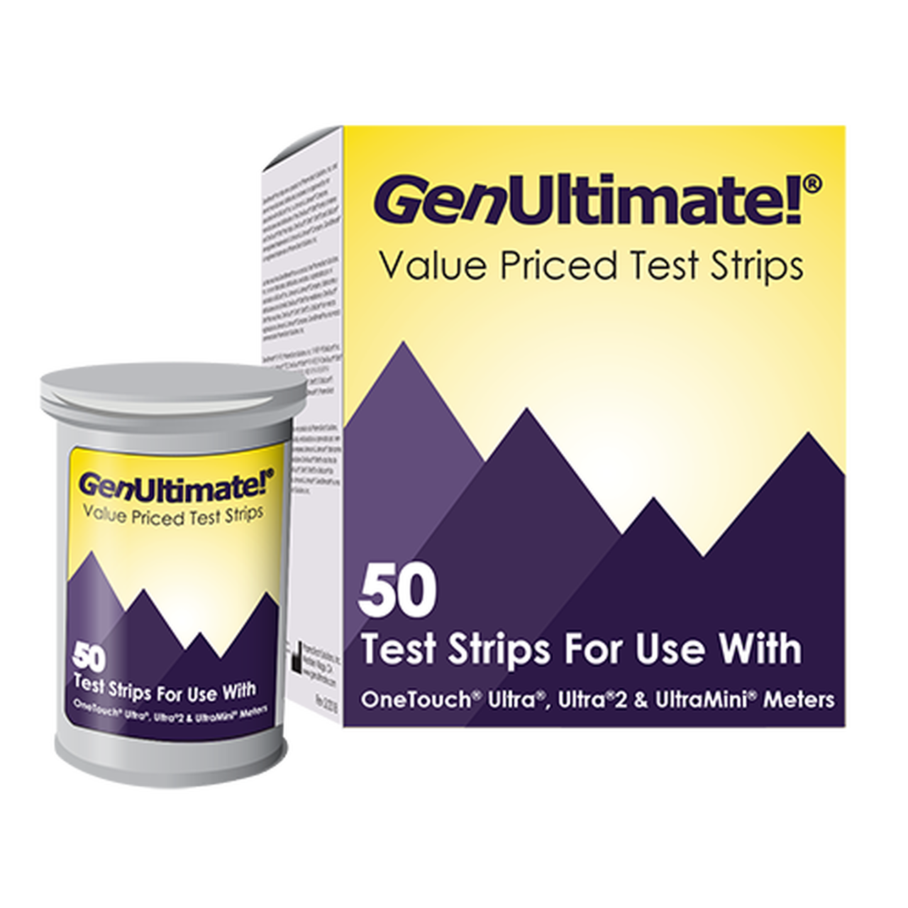 GenUltimate Blood Glucose Test Strips 1000ct