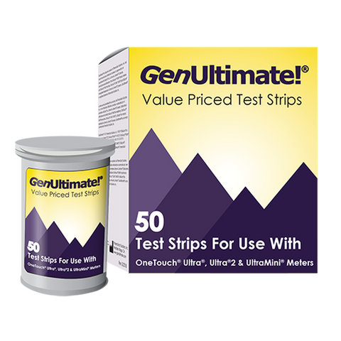 GenUltimate Blood Glucose Test Strips 1000ct