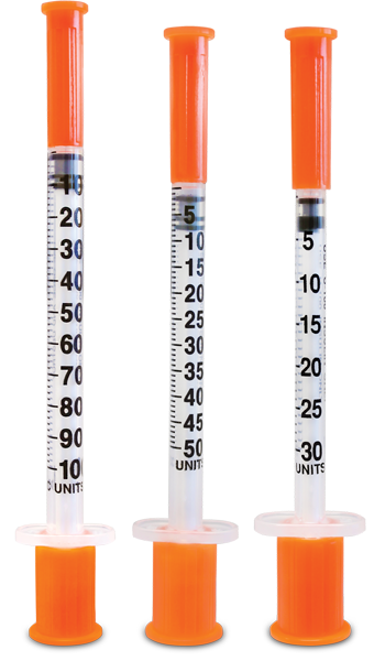 BD Insulin Syringes 31g 8mm 3/10cc 1/2 Unit Markings 10 Pack