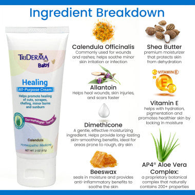 TriDerma Baby All Purpose Healing Cream – 2 oz