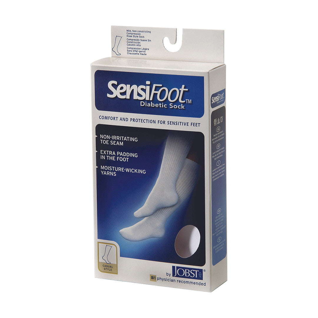 Jobst Sensifoot Knee Closed Toe Diabetic Socks - Unisex