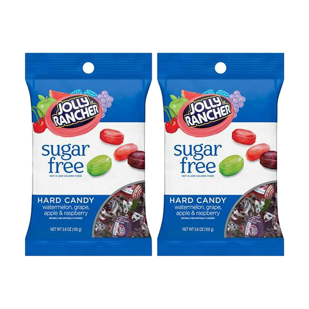 Jolly Rancher Sugar Free Hard Candy (Watermelon, Grape & Apple Raspberry) - 2 Pack