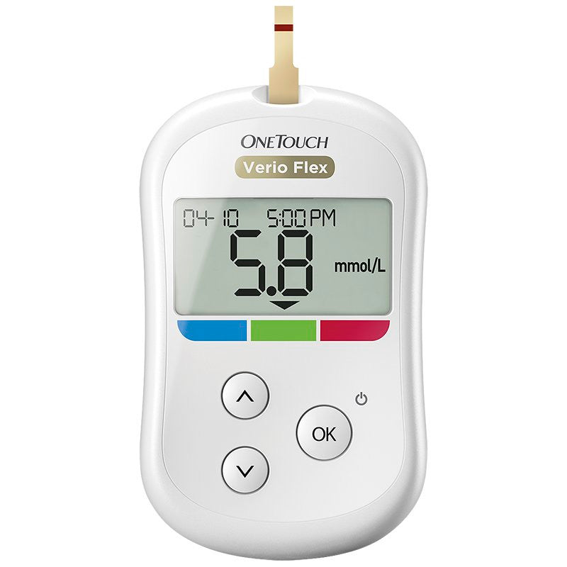 OneTouch Verio Flex Glucose Meter Kit For GLucose Care