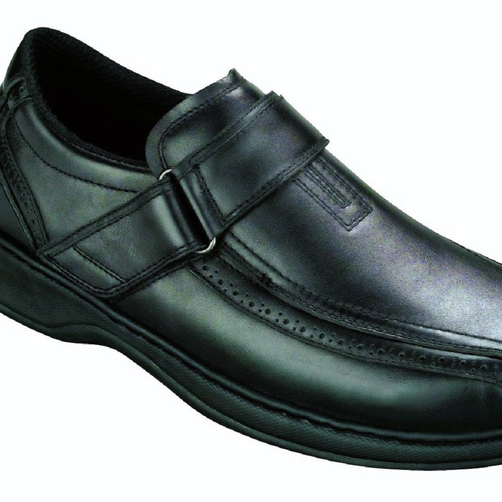 Orthofeet Dress Mens Lincoln Center Shoes #OF-585-Black