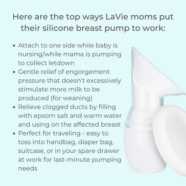 LaVie Milk Collector Silicone Breast Pump