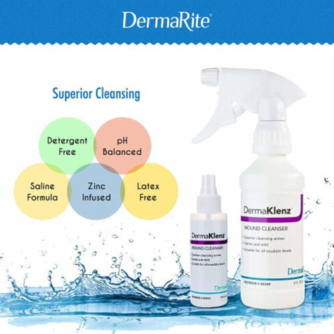 Dermaklenz Wound Cleanser 8 Oz. Spray Bottle