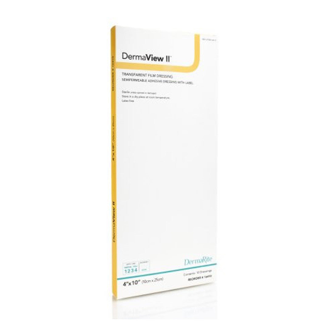 Dermaview Ii Transparent Film Dressing, 4" X 10"