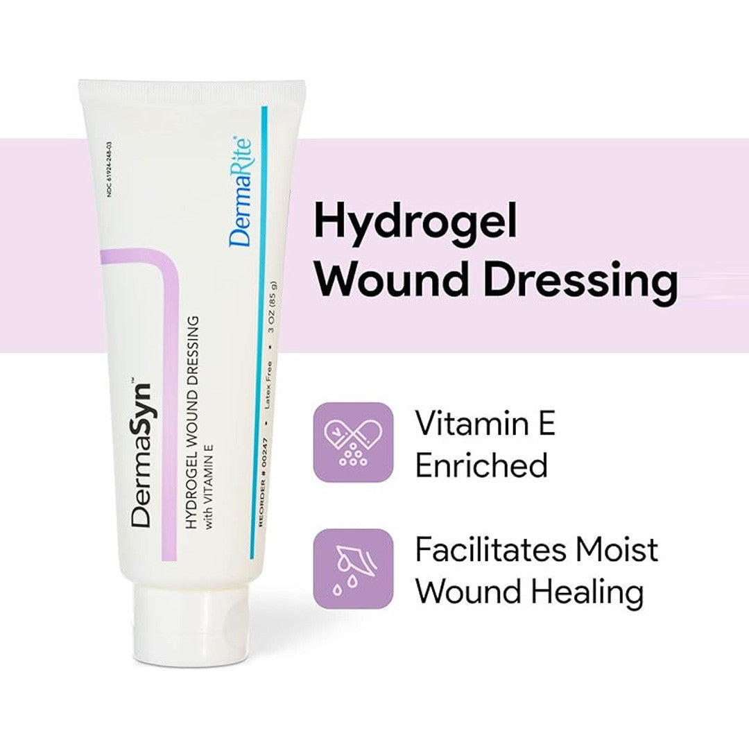 Dermasyn Hydrogel Wound Dressing, 3 Oz