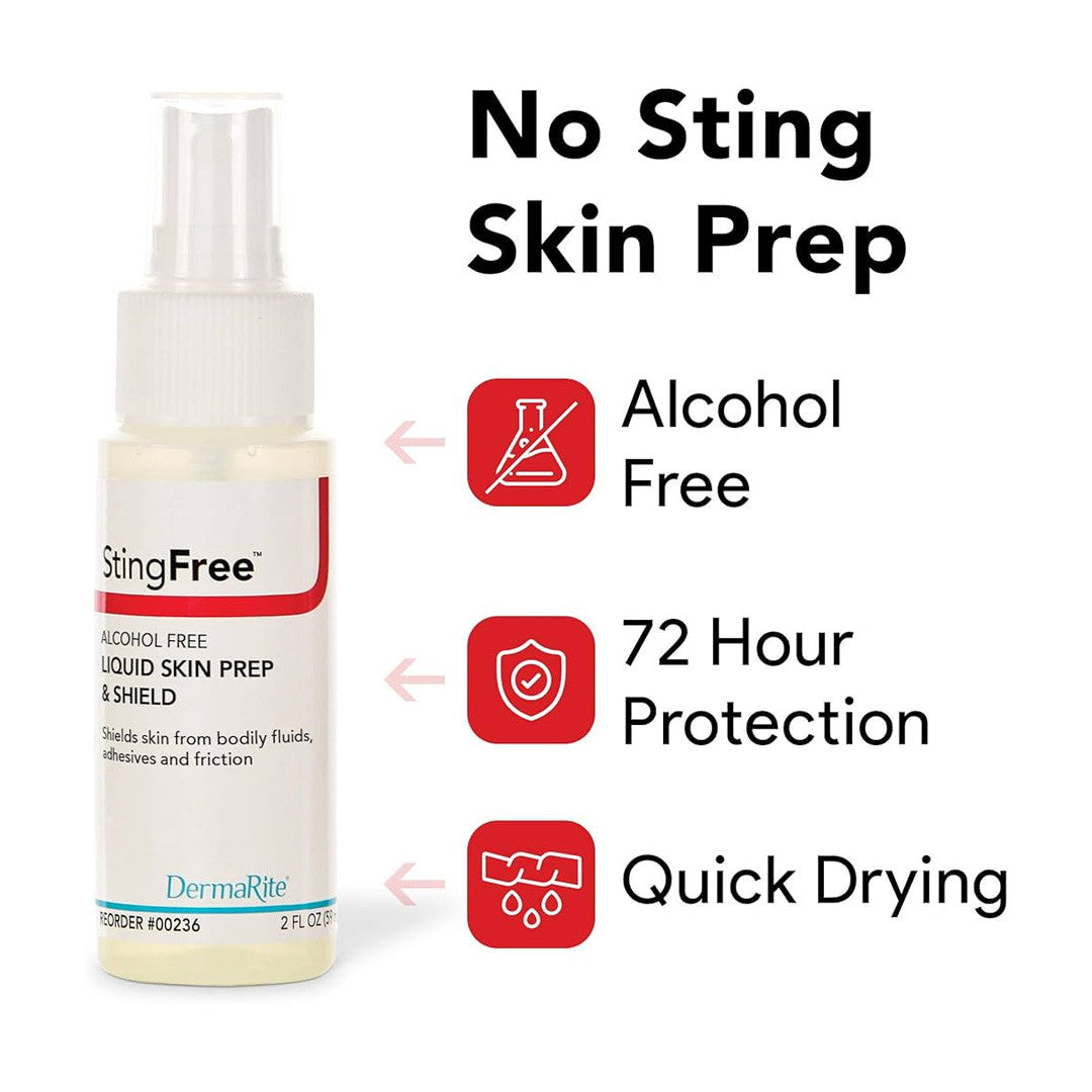 Sting Free Skin Prep/protectant 2 Oz. Bottle