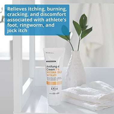 McKesson Antifungal Cream, 2% Miconazole Nitrate 4Oz