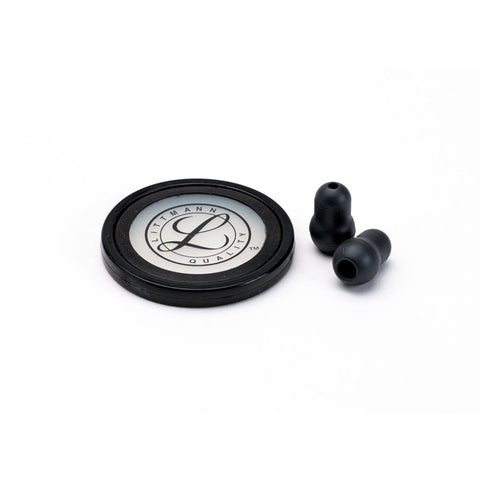 Littmann Stethoscope Spare Parts Kit, Master Cardiology, Black  # 40011