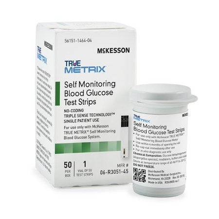 McKesson True Metrix Blood Glucose Test Strips 6 x 50 [300 strips]