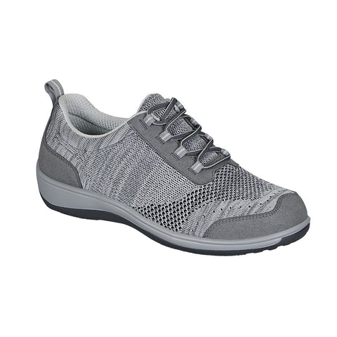 Orthofeet Casual Womens Palma Shoes #OF-716-Gray