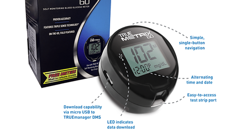 TRUE METRIX GO Self Monitoring Blood Glucose System