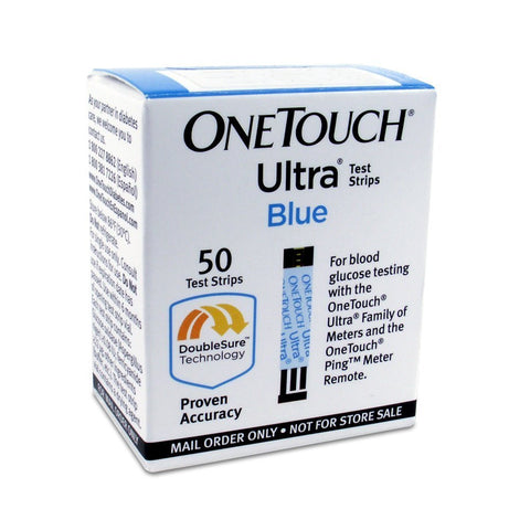 OneTouch Ultra 2 Meter Kit [+] Ultra 50 Test Strips & Delica 33G Lancets 100 Ct. For GLucose Care