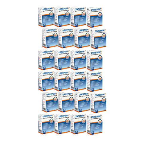 UniStrip Glucose 1200 Test Strips For Glucose Care