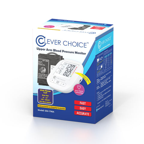  Clever Choice Fully Auto Arm BP Monitor SDI-1796A with Excessive Motion Detection