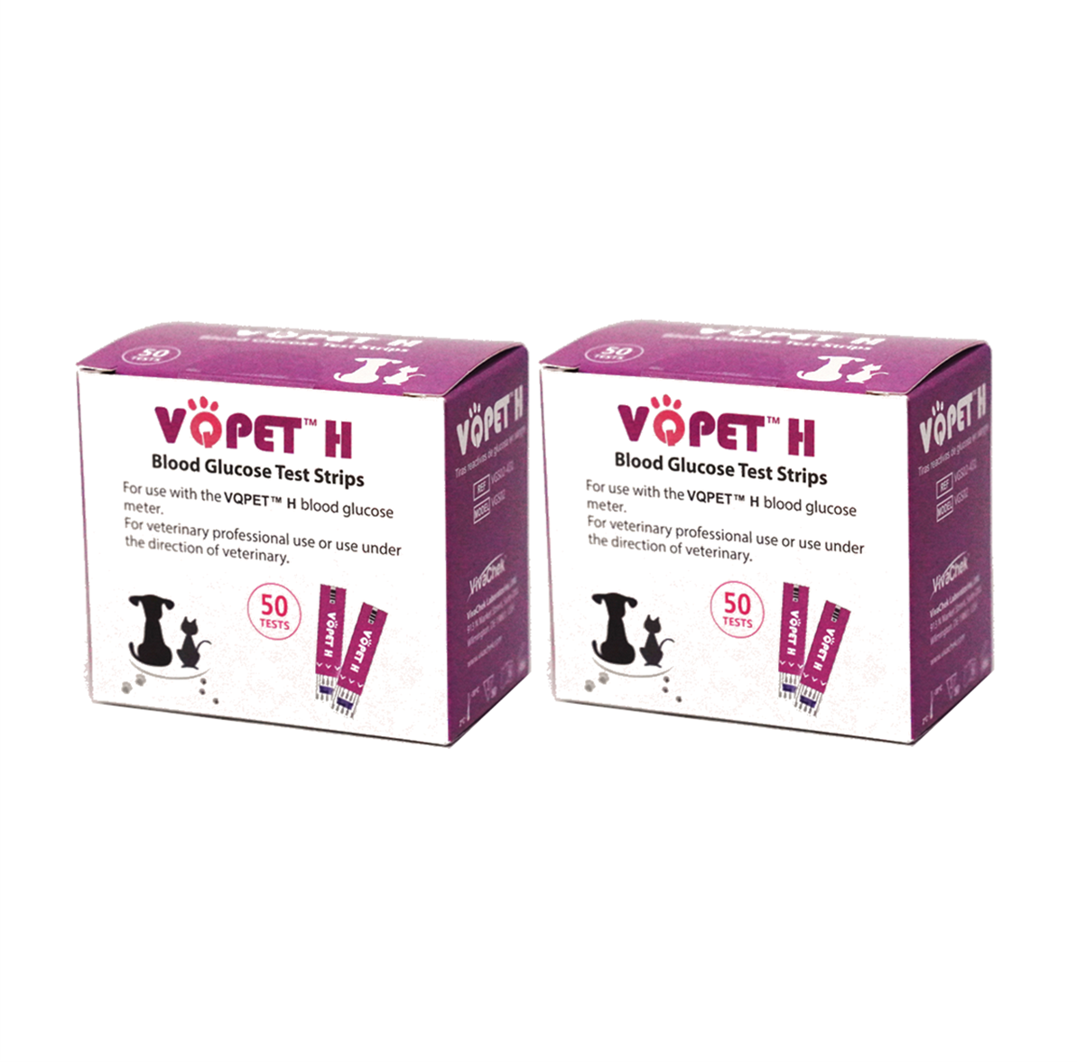 VQ PET H Blood Glucose Test Strips 100 Count