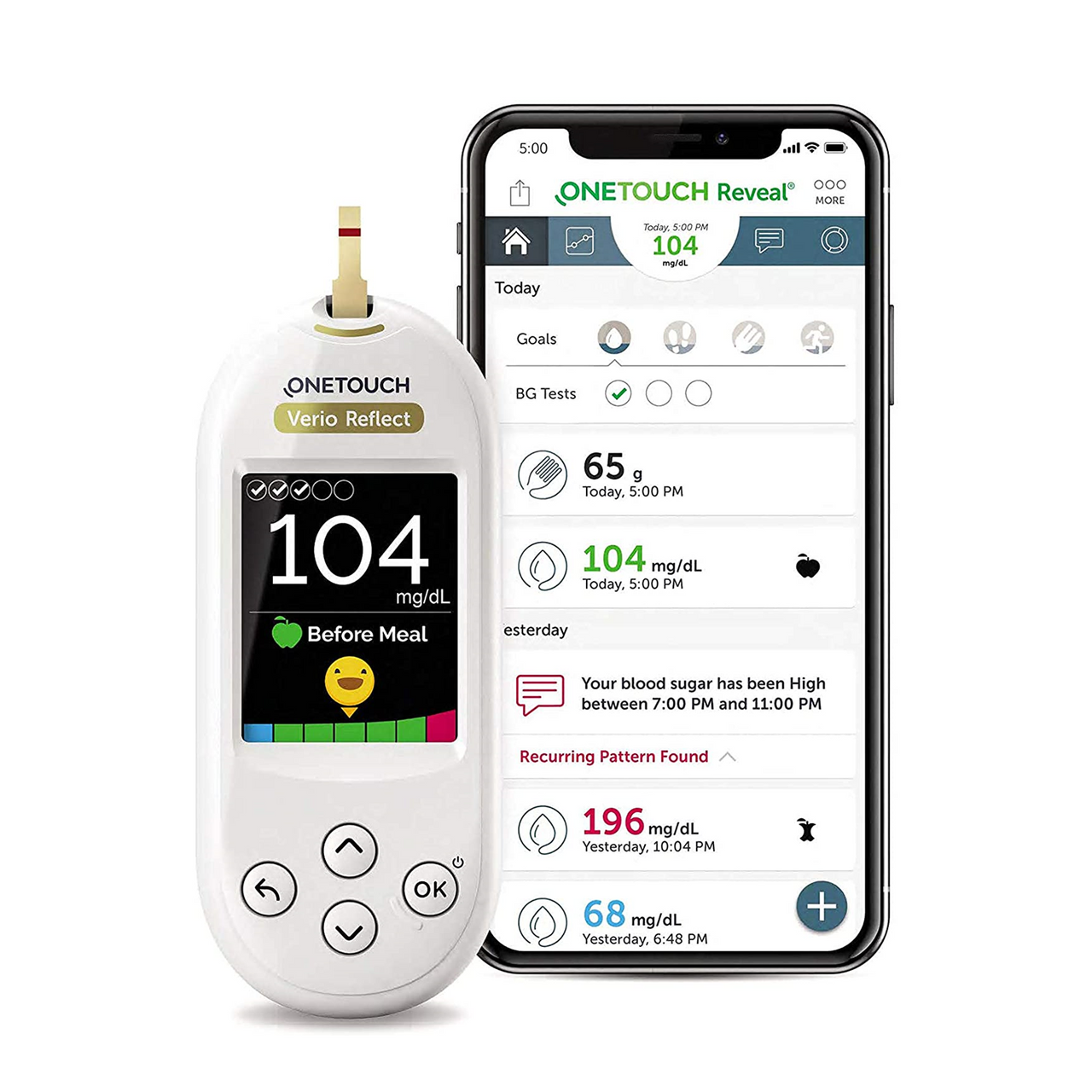 OneTouch Verio Reflect Bluetooth Glucose Monitoring System