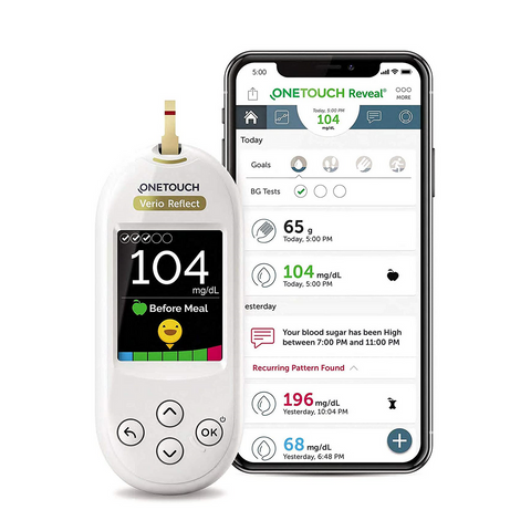 OneTouch Verio Reflect Bluetooth Glucose Monitoring System