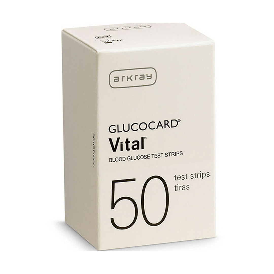 Arkray Glucocard Vital 50 Test Strips For Glucose Care 