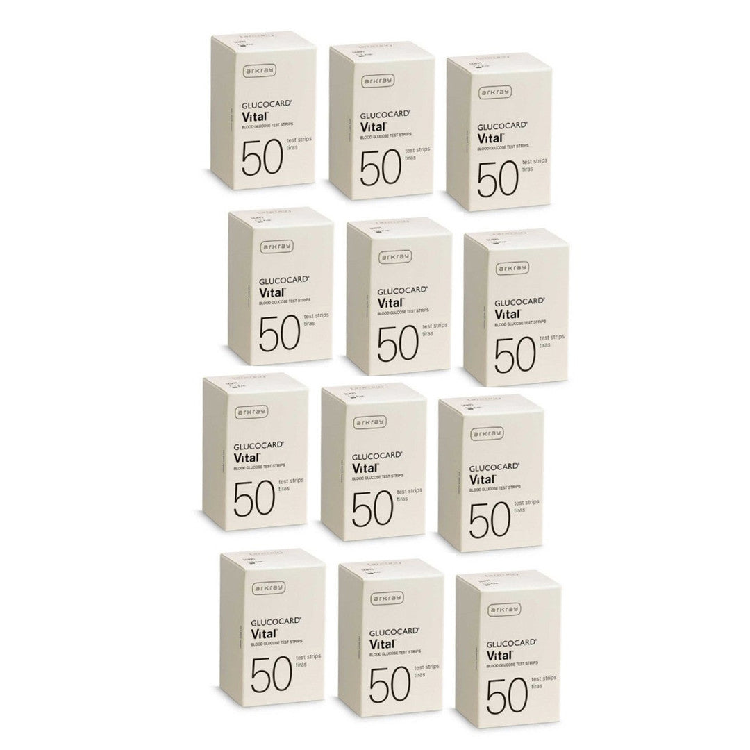 Arkray Glucocard Vital 600 Test Strips For Glucose Care