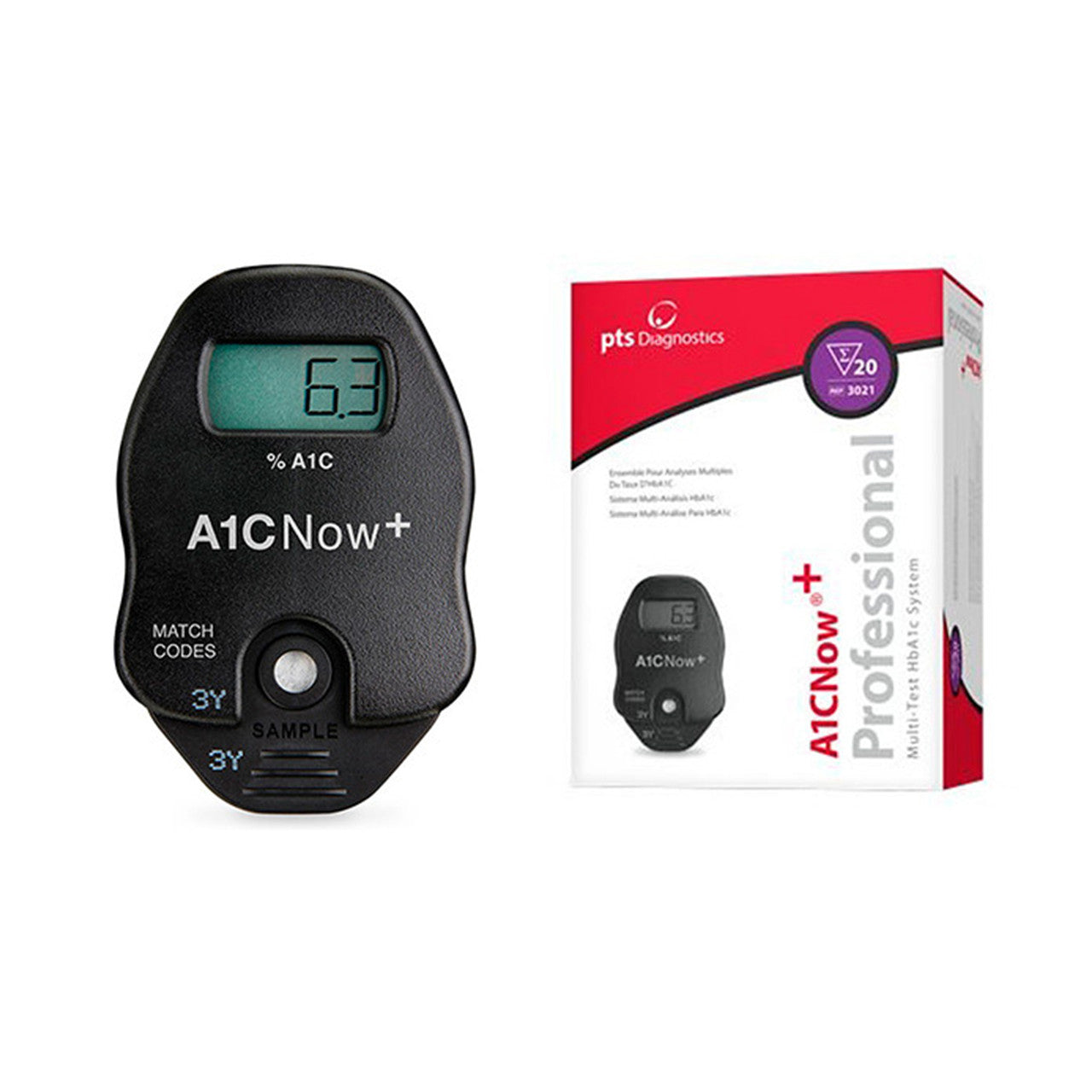 A1C Now+ Diabetes Management HbA1c Test - 20 Tests #916034