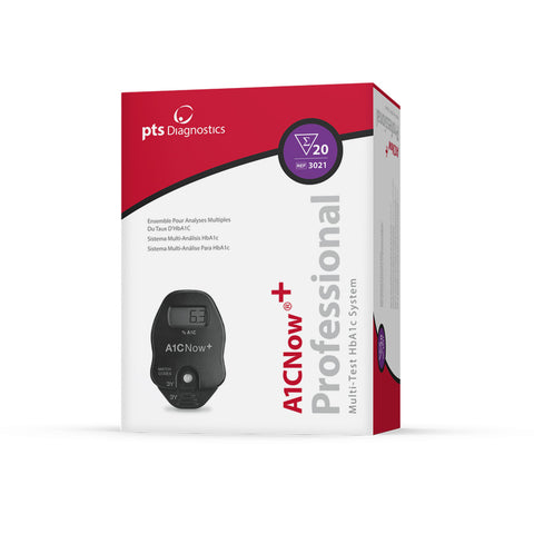 A1C Now+ Diabetes Management HbA1c Test Professional - 20 Tests