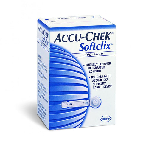 Accu-Chek Softclix Lancets 100 Ct For Glucose Care